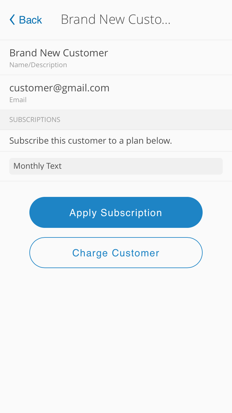 Subscribe Customer 2